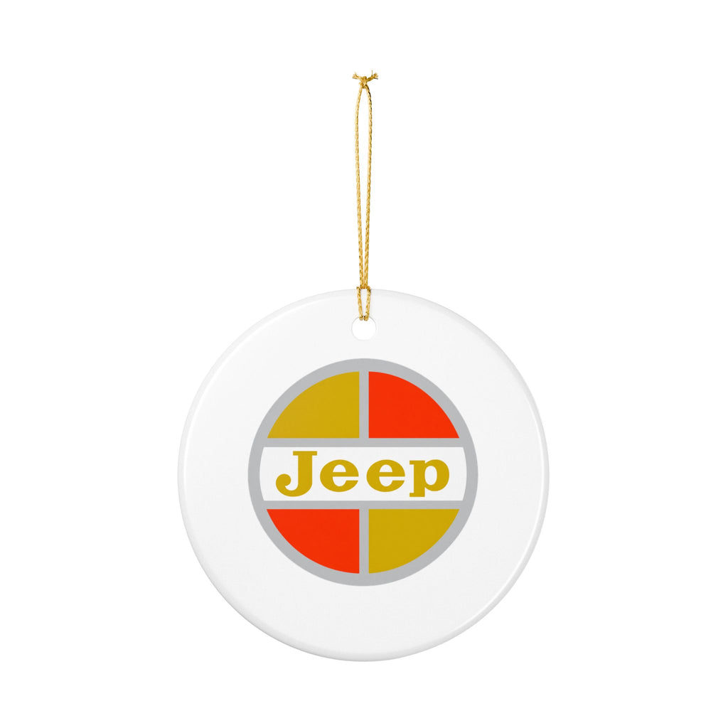 Kaiser Jeep Ceramic Ornament