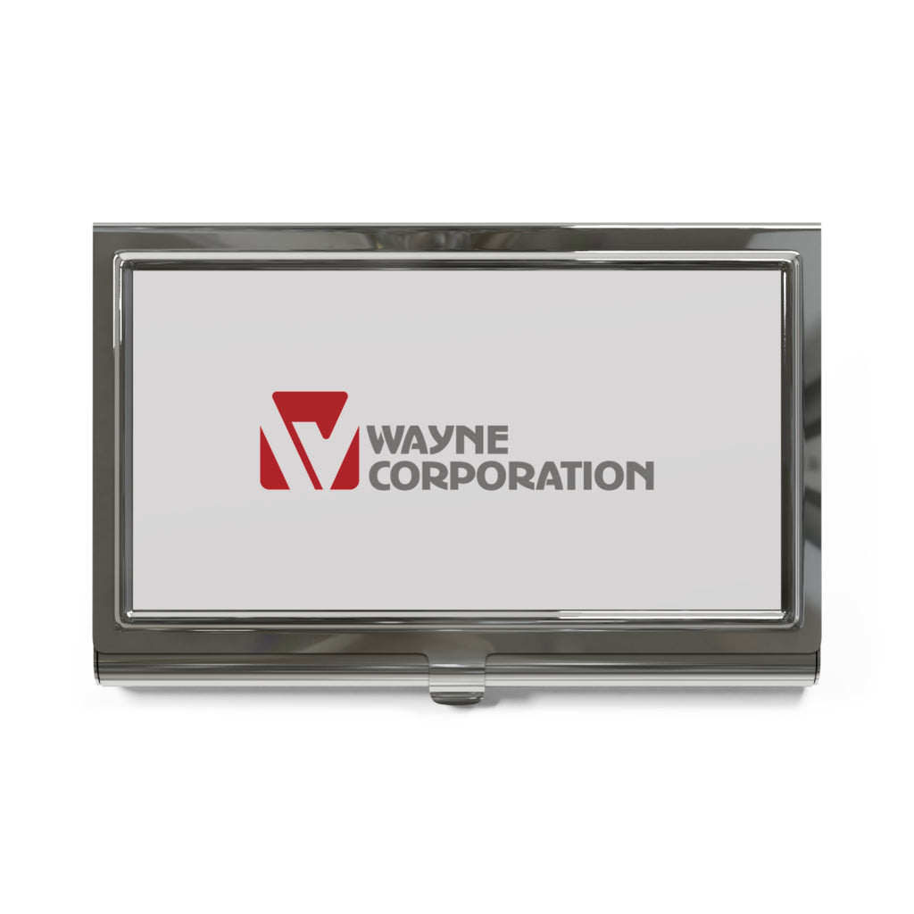 Wayne Corporation Metal Business Card Holder