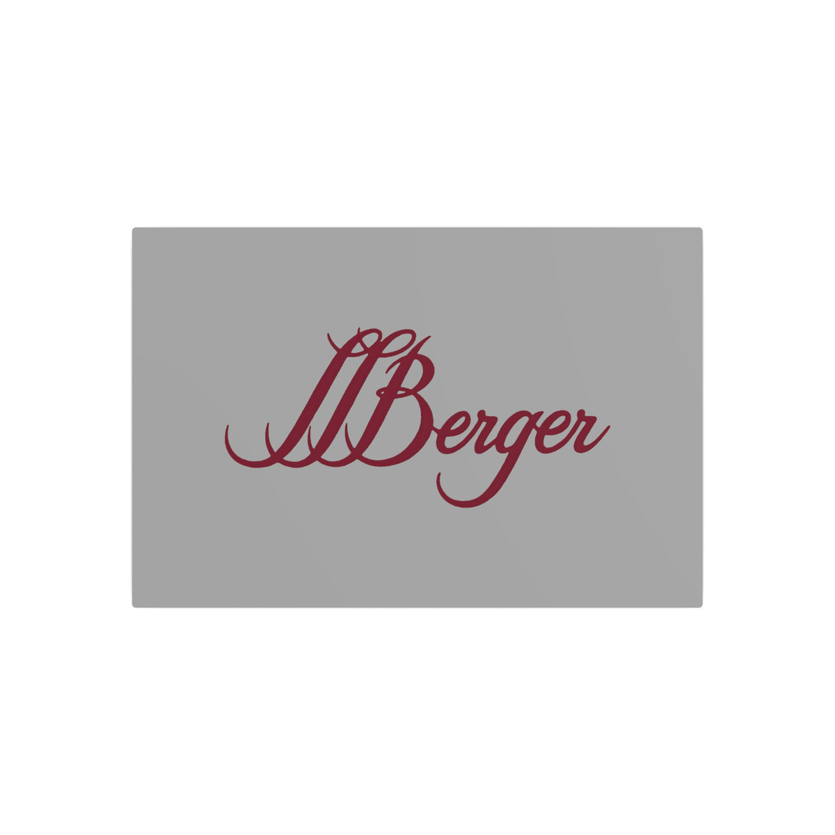 L. L. Berger Metal Sign