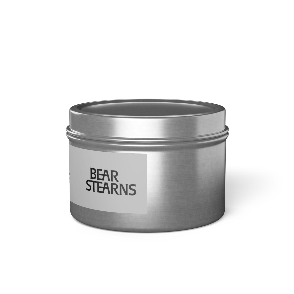 Bear Stearns Tin Candle