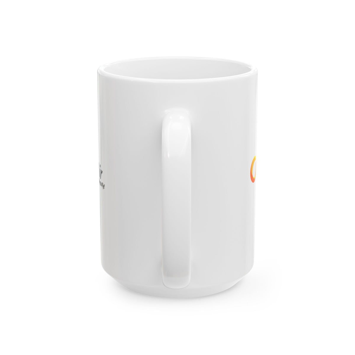 Orange Air Ceramic Coffee Mug
