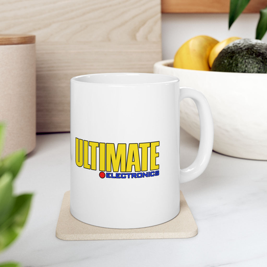 Ultimate Electronics Ceramic Coffee Mug