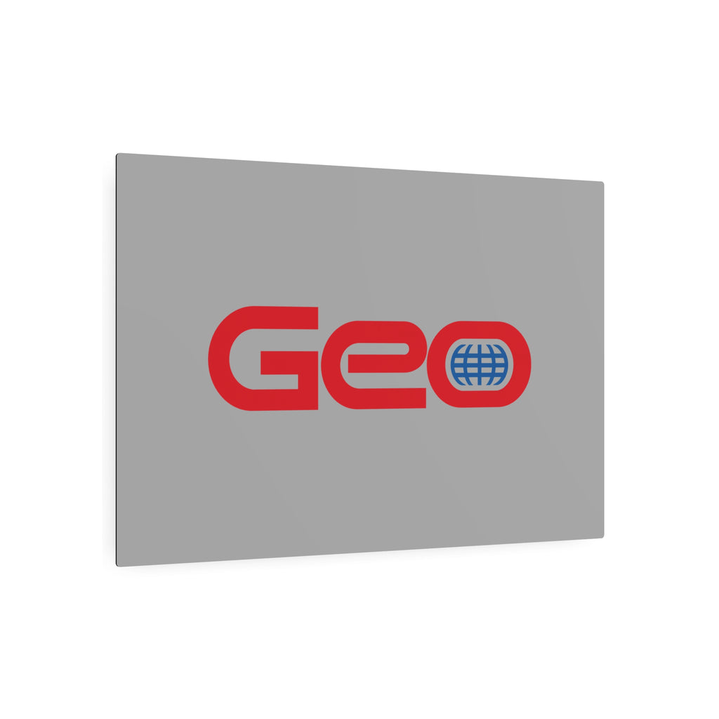 Geo Metal Sign