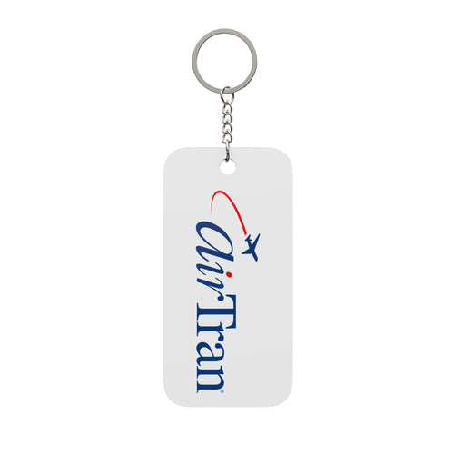 AirTran Airways keychain charm featuring the AirTran logo on a double-sided design.