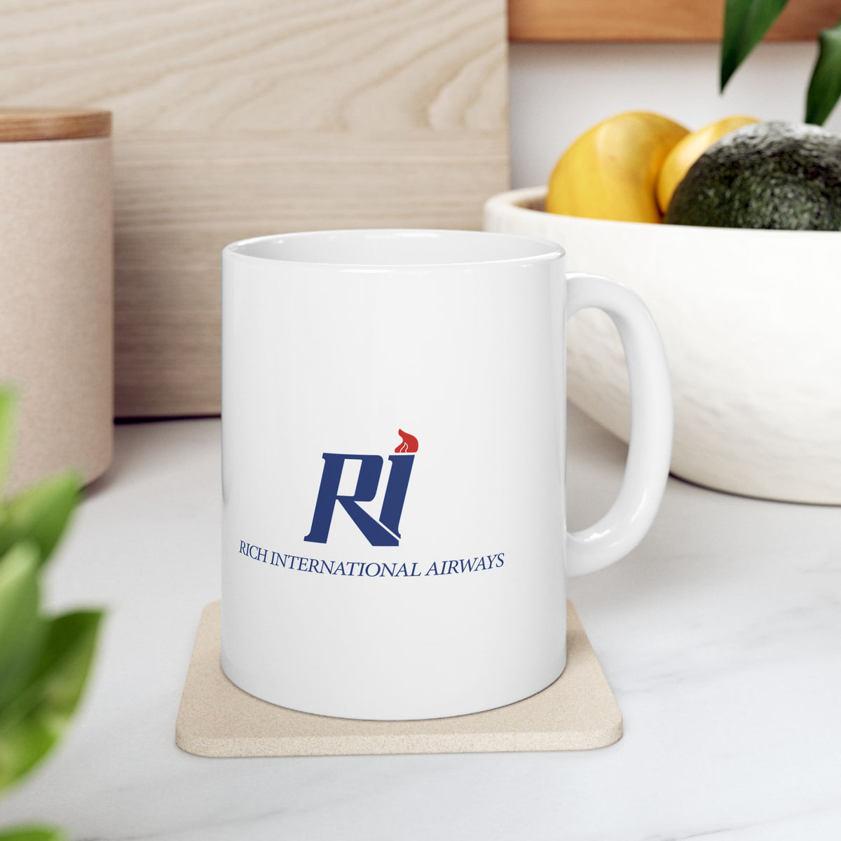 Rich International Airways Ceramic Coffee Mug