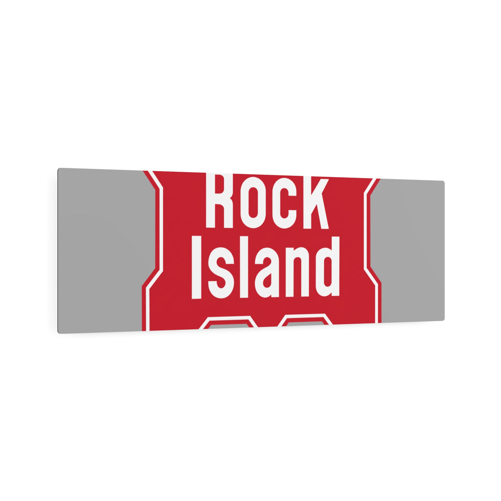 Chicago, Rock Island and Pacific Railroad Metal Sign