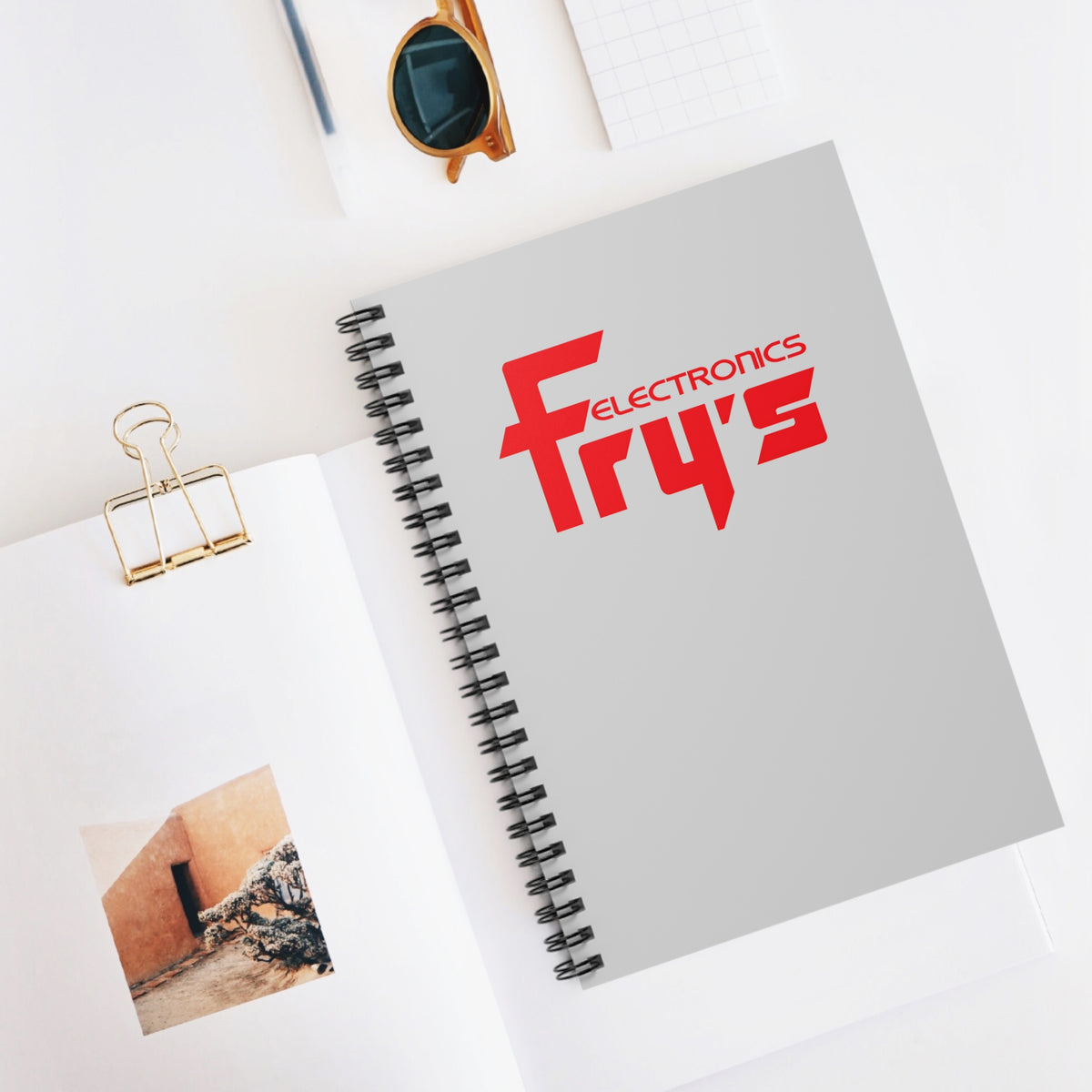 Fry's Electronics Spiral Notebook