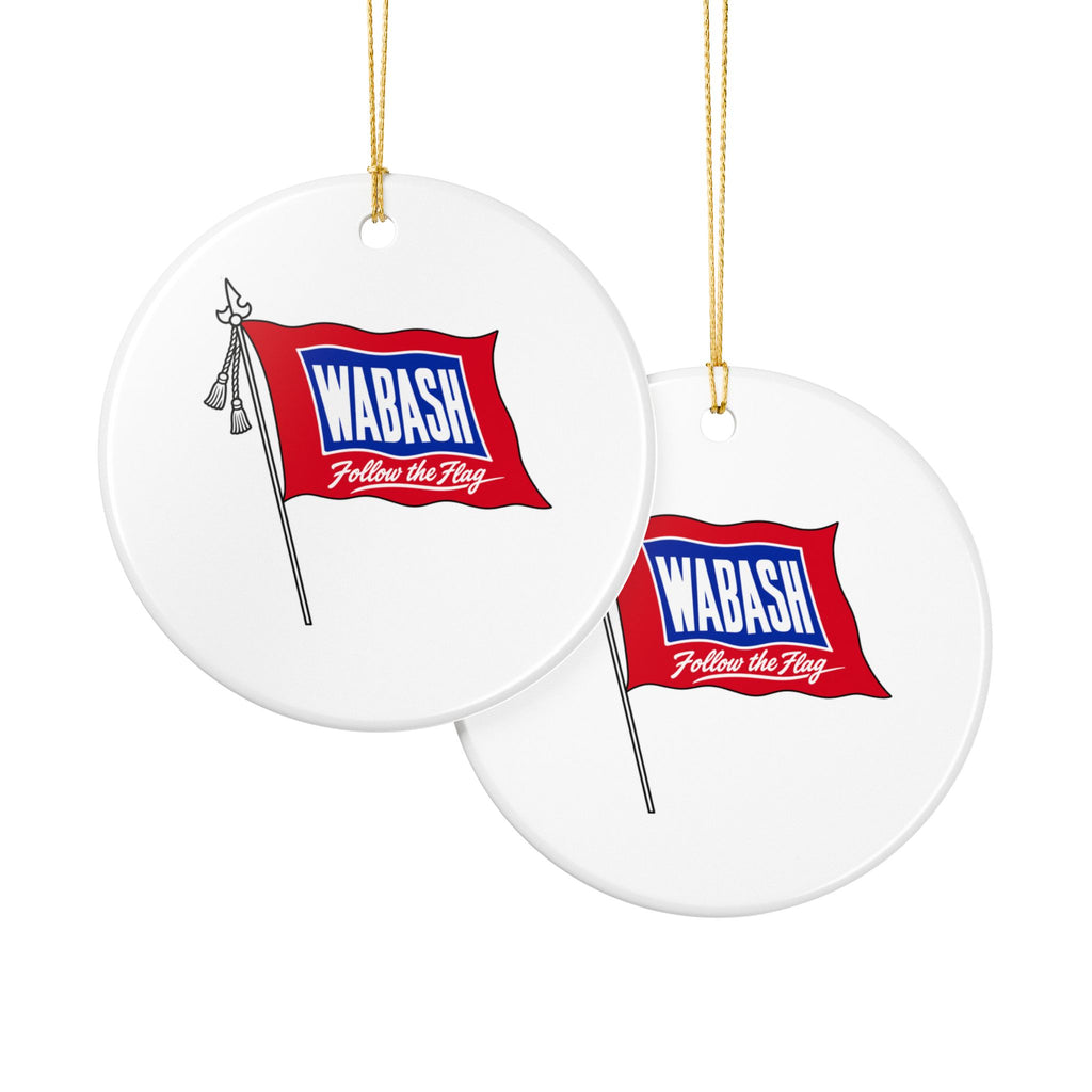 Wabash Railroad Ceramic Ornament