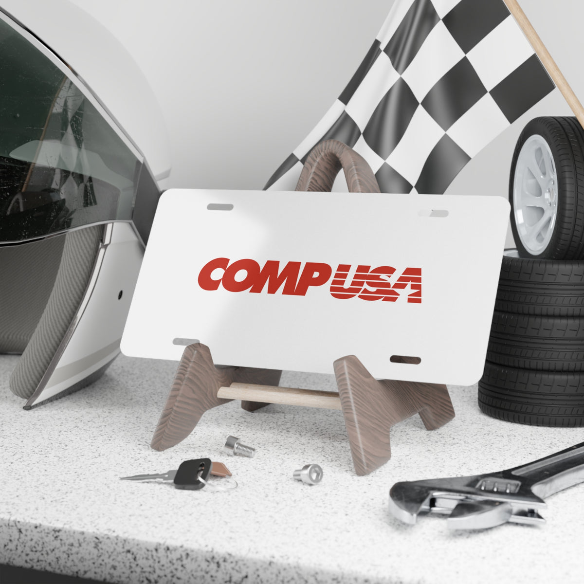 CompUSA Vanity License Plate