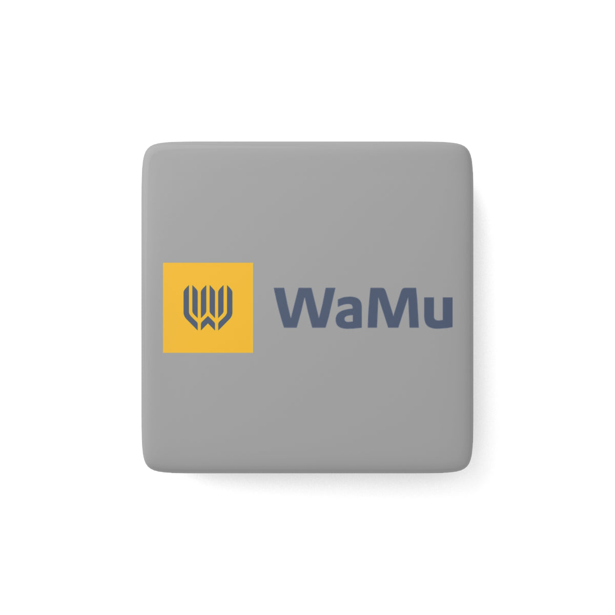 Washington Mutual (WaMu) Square Porcelain Fridge Magnet