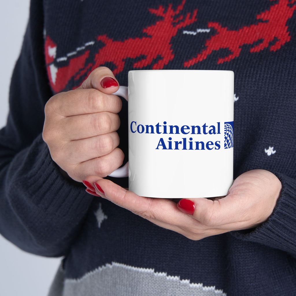 Continental Airlines Ceramic Coffee Mug