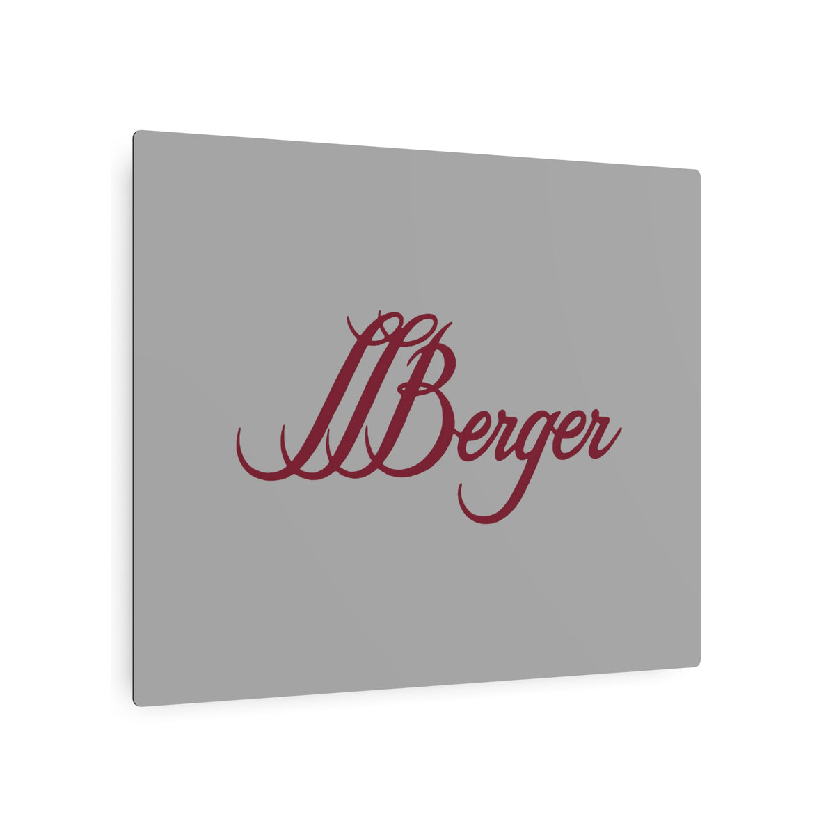 L. L. Berger Metal Sign
