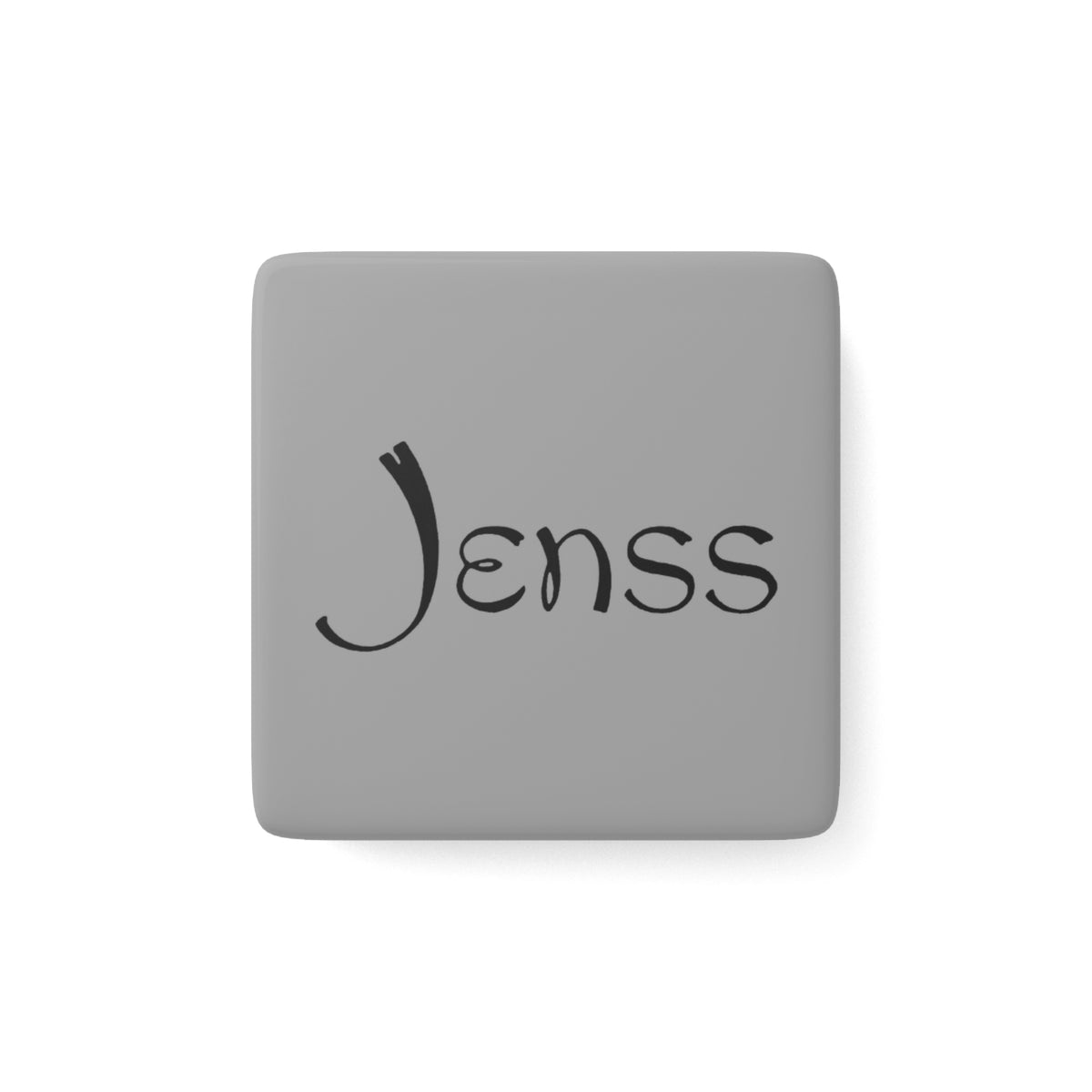 Jenss Square Porcelain Fridge Magnet