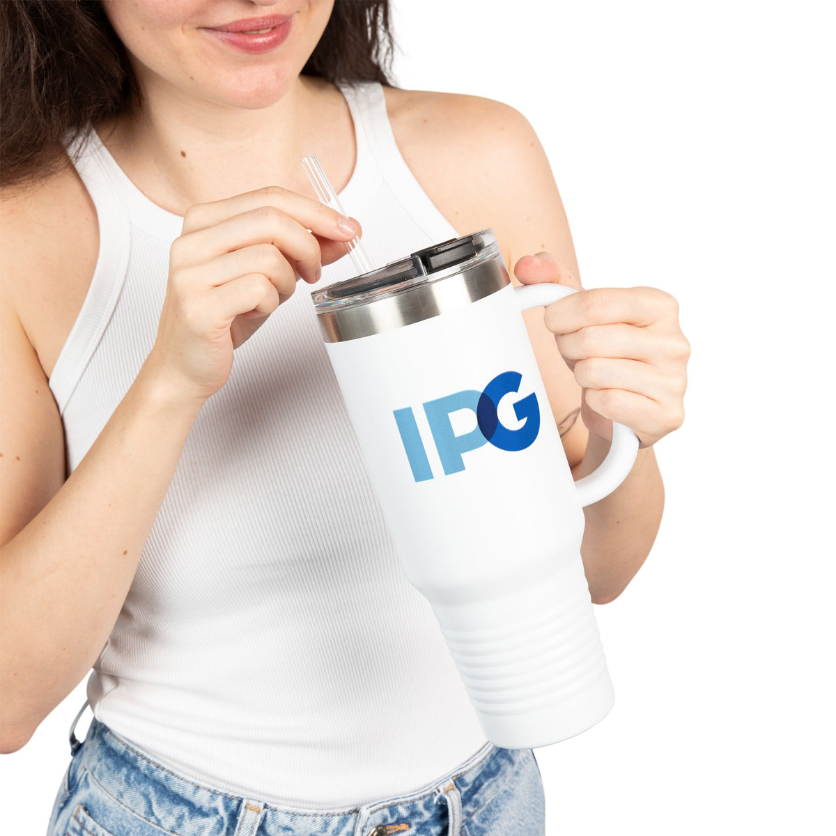 The Interpublic Group of Companies 40oz Insulated Travel Mug Stainless Tumbler