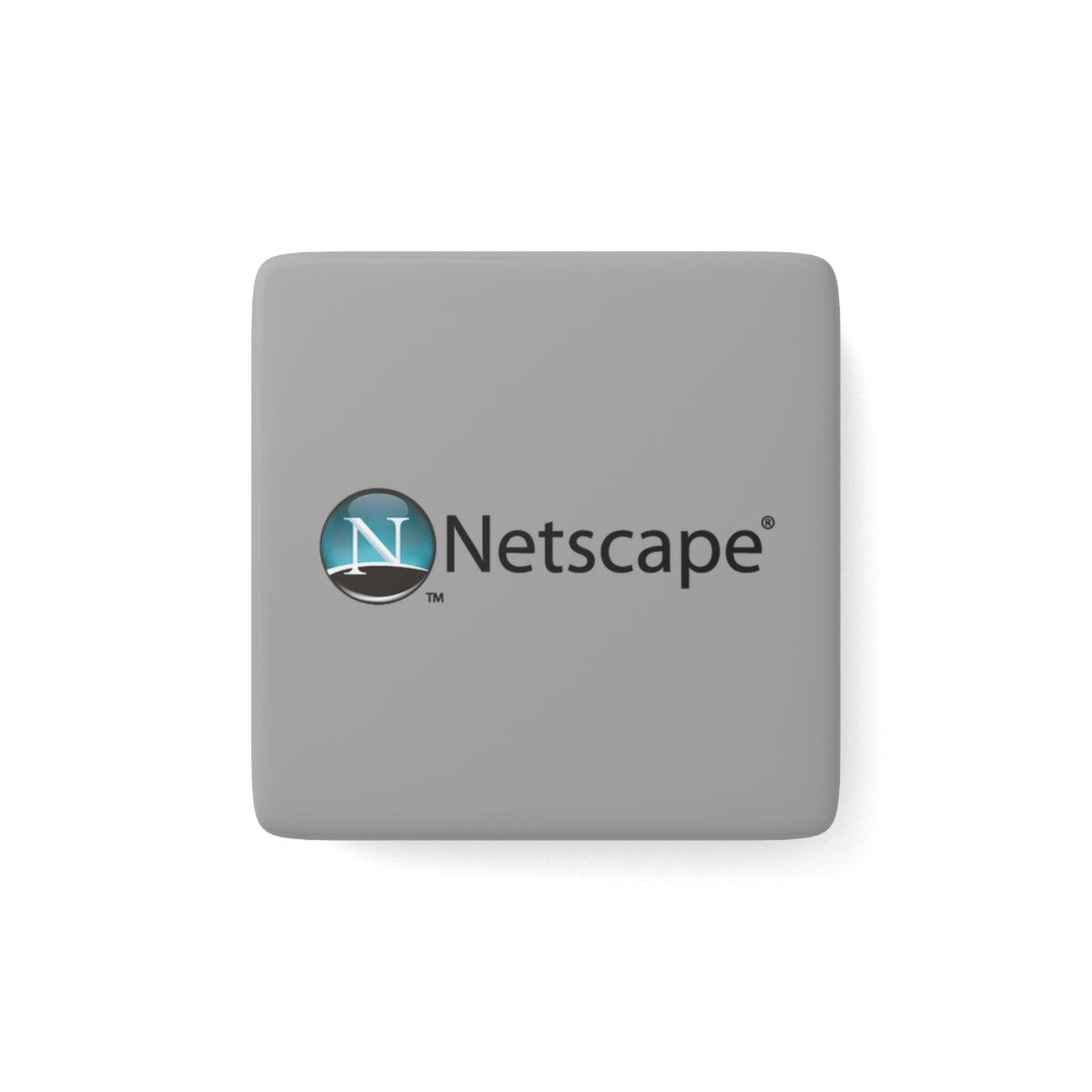 Netscape Square Porcelain Fridge Magnet