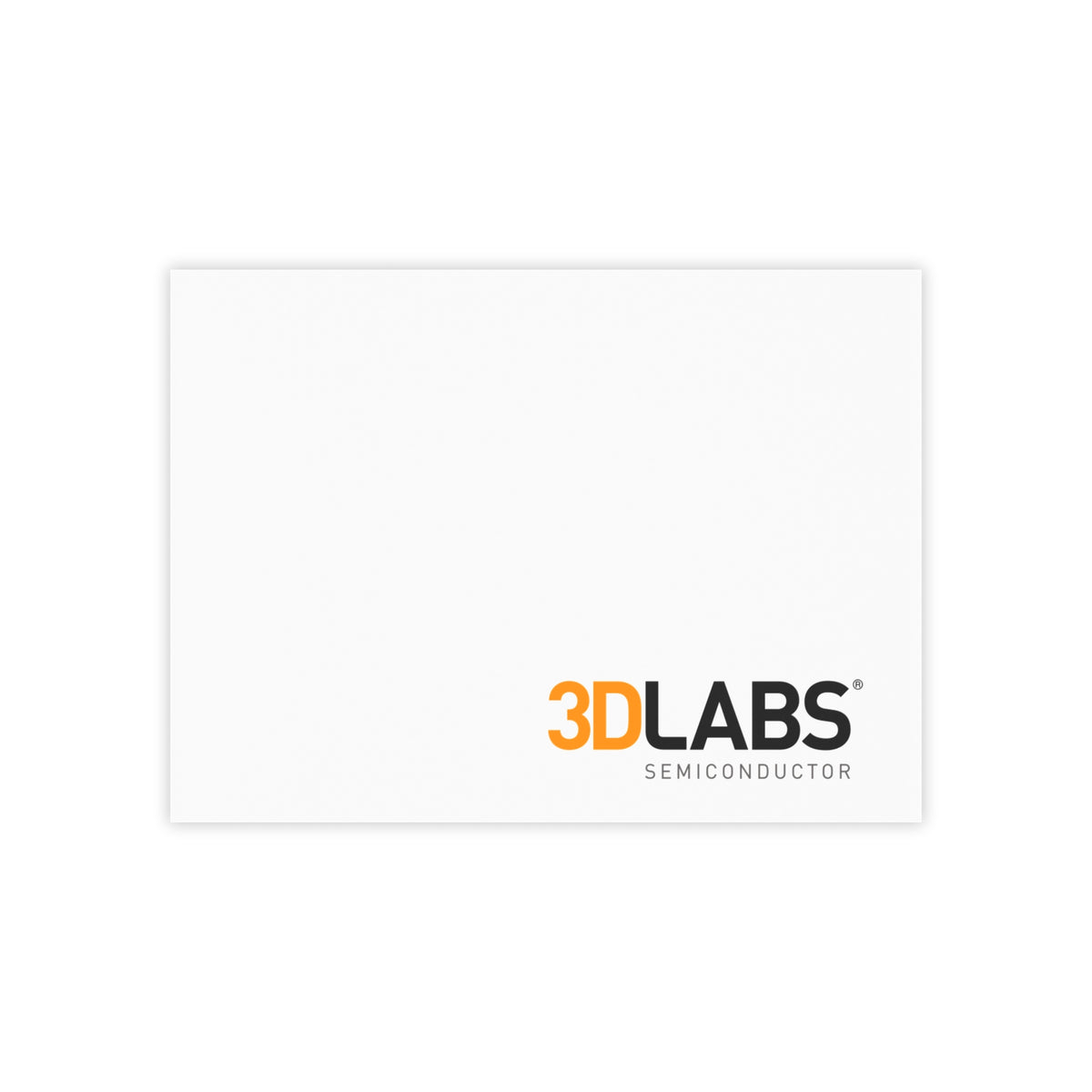 3Dlabs Sticky Post-it Note Pad