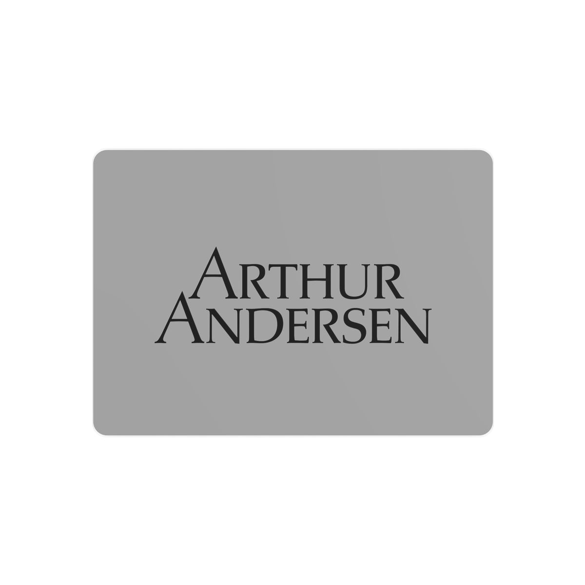 Arthur Andersen Metal Sign