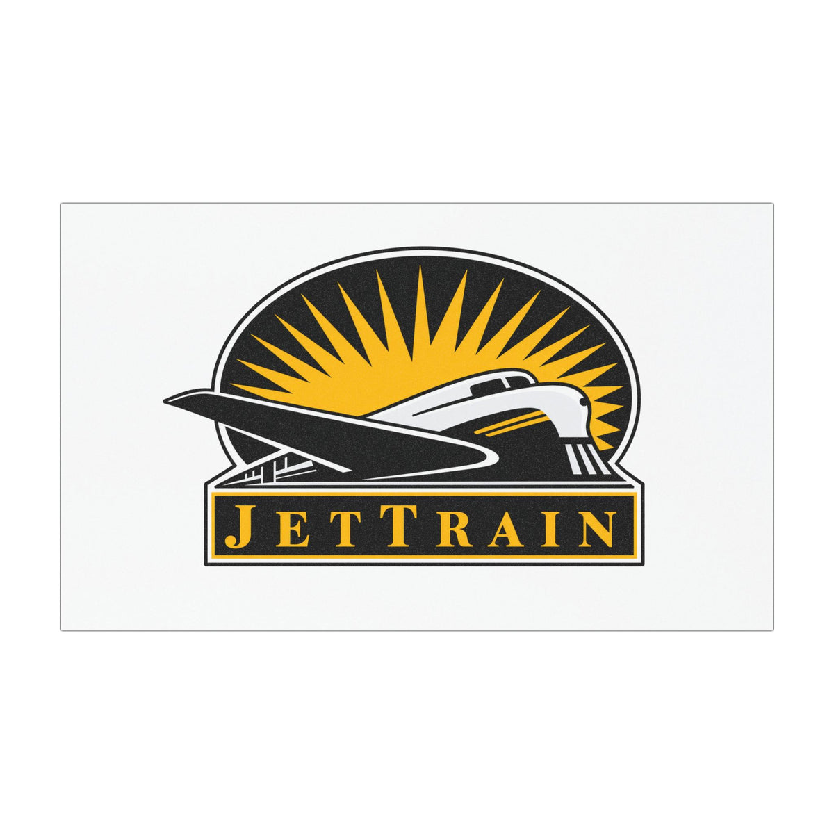 Bombardier JetTrain Car Magnet