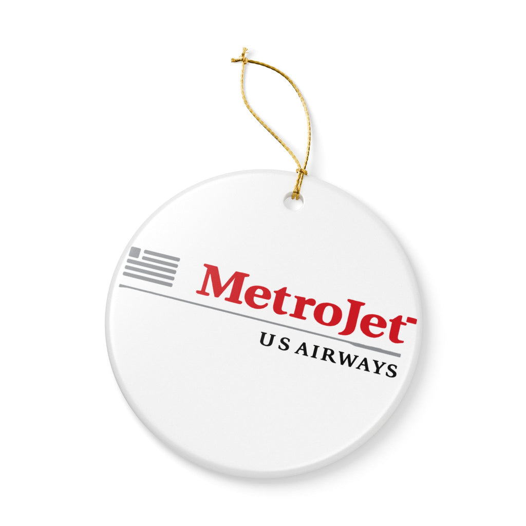 MetroJet Ceramic Ornament