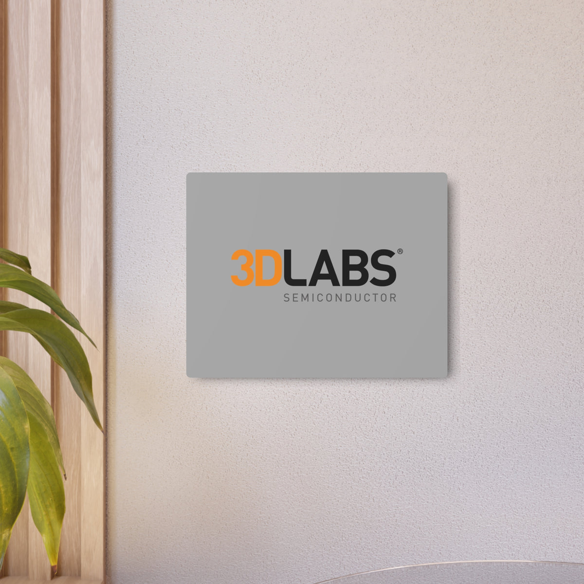 3Dlabs Metal Sign