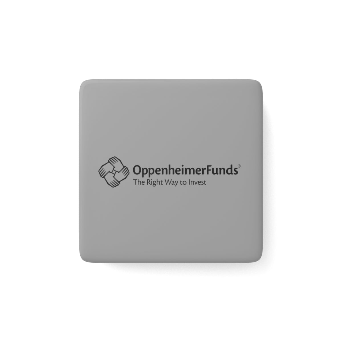 OppenheimerFunds Square Porcelain Fridge Magnet