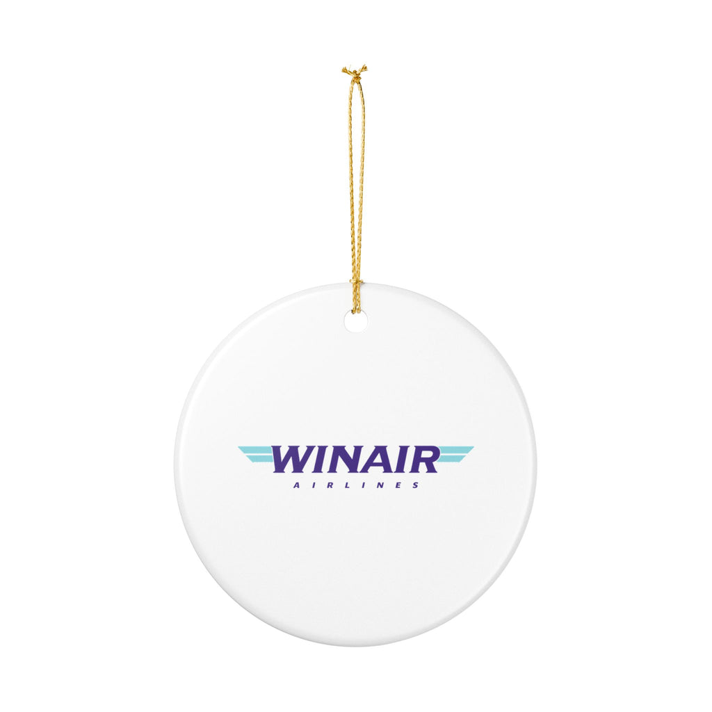 WinAir Airlines Ceramic Ornament