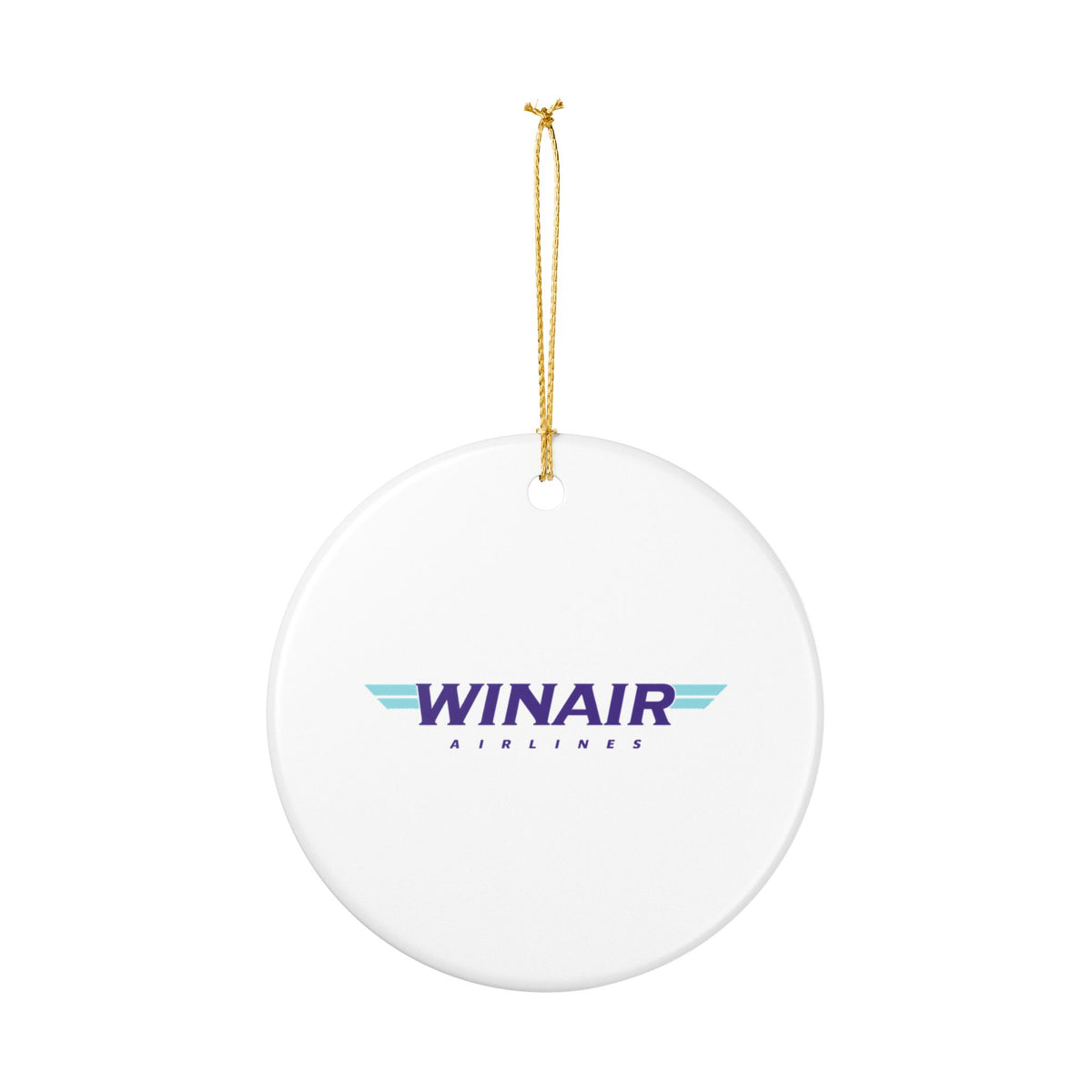 WinAir Airlines Ceramic Ornament