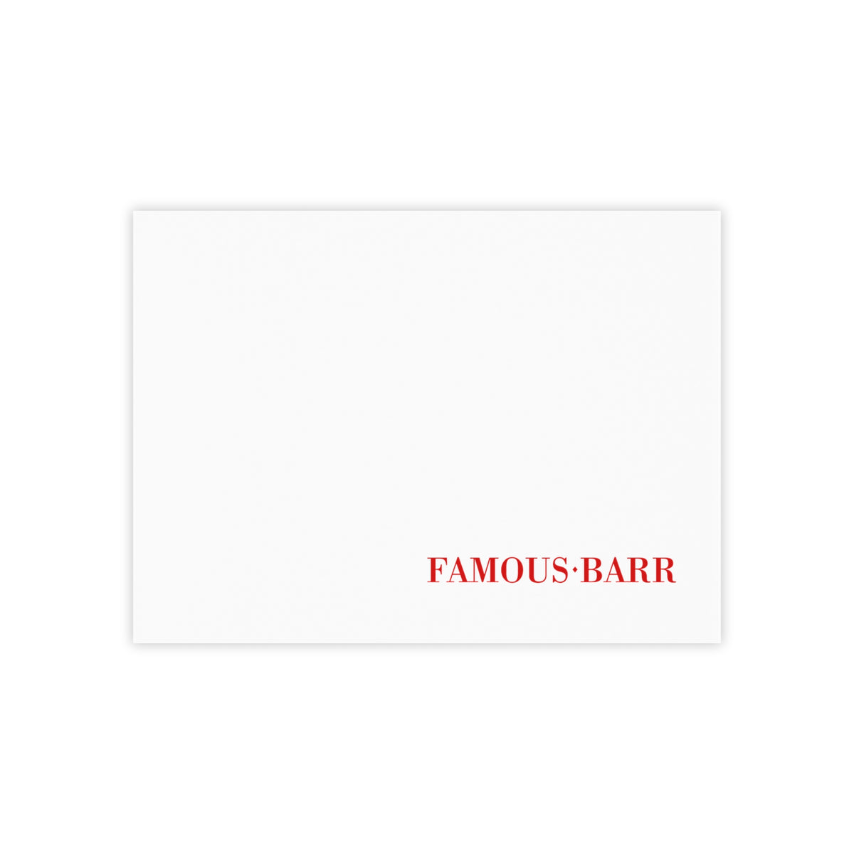 Famous-Barr Sticky Post-it Note Pad