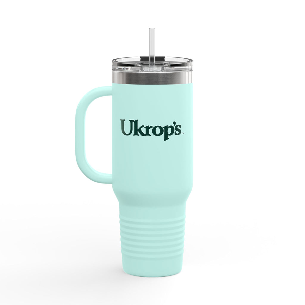 Ukrop's Super Markets 40oz Insulated Travel Mug Stainless Tumbler