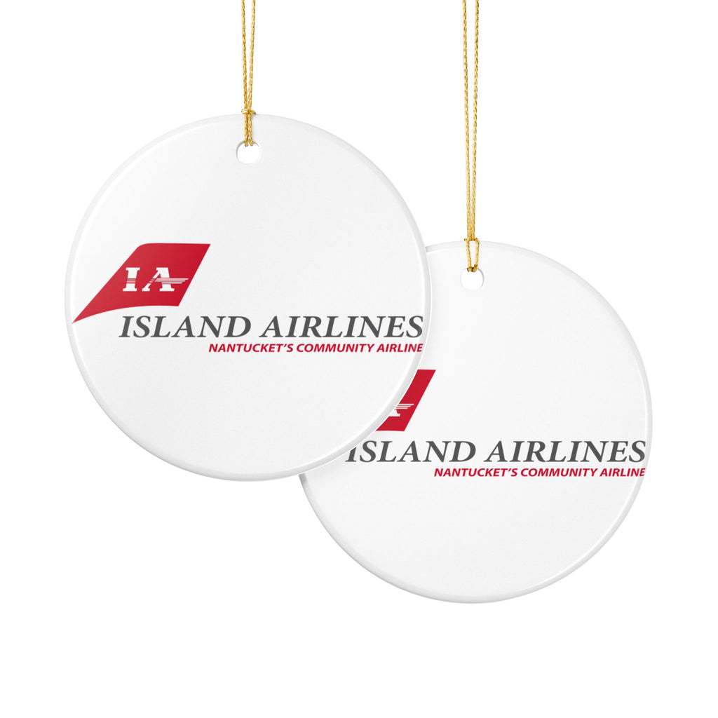 Island Airlines Ceramic Ornament