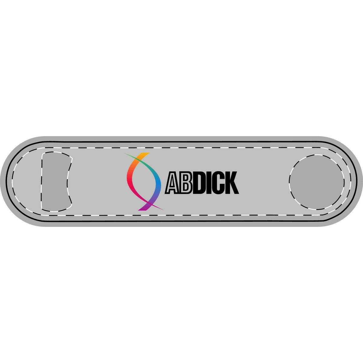 A. B. Dick Company Metal Bottle Opener