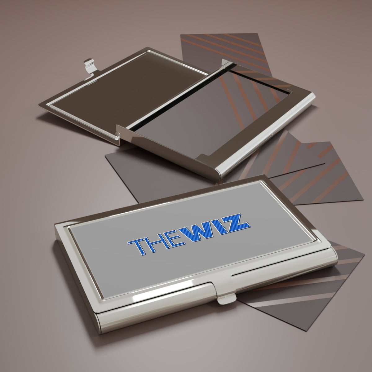 The Wiz Metal Business Card Holder