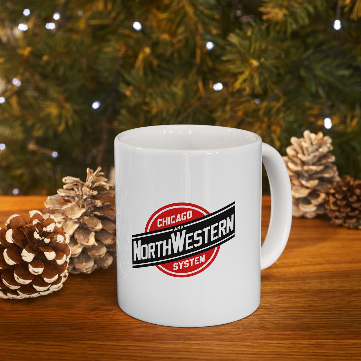 Chicago and North Western Railway Ceramic Coffee Mug