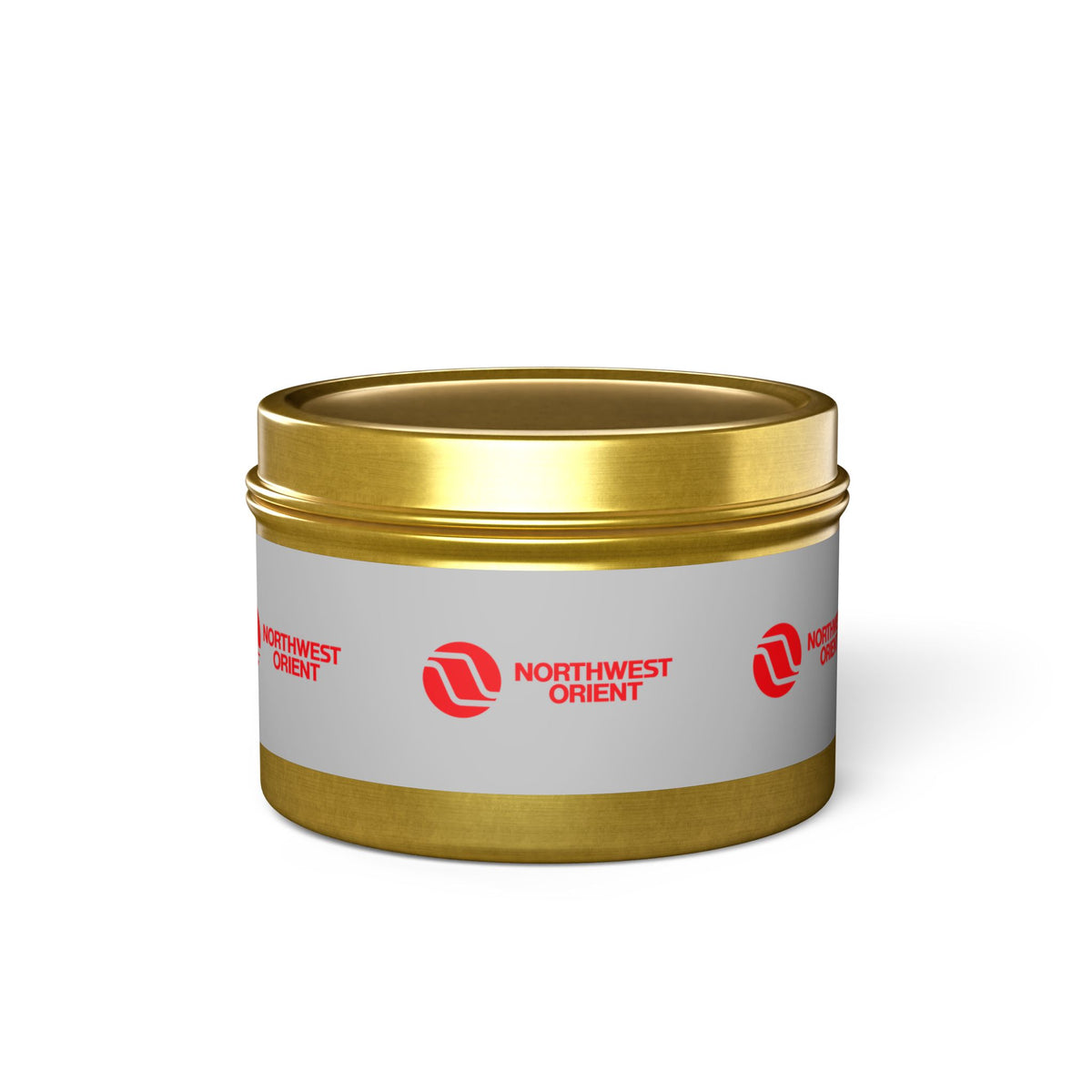 Northwest Orient Airlines Tin Candle