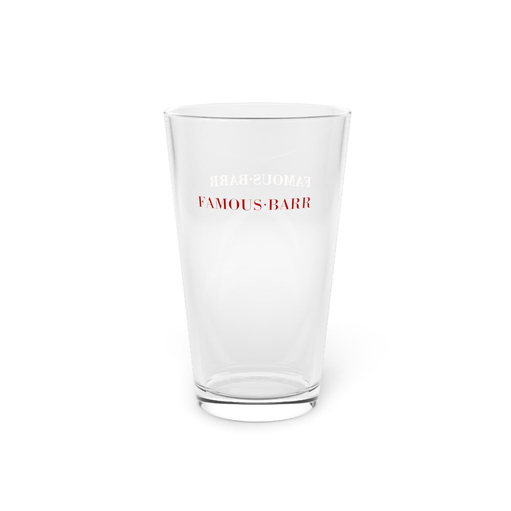 Famous-Barr 16oz Pint Glass