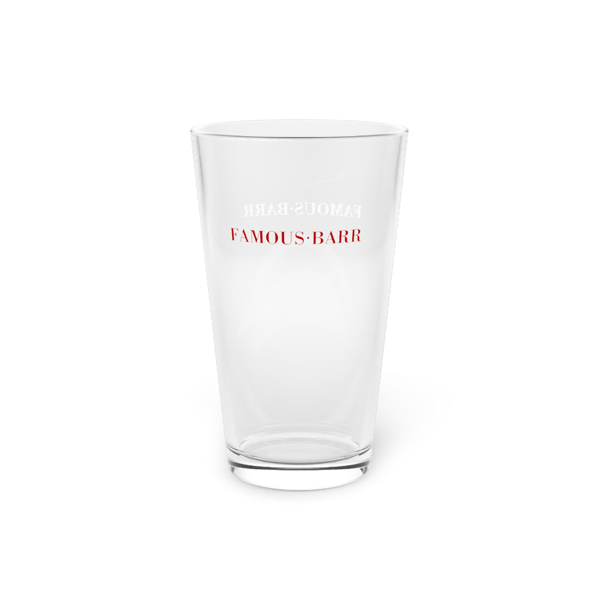 Famous-Barr 16oz Pint Glass