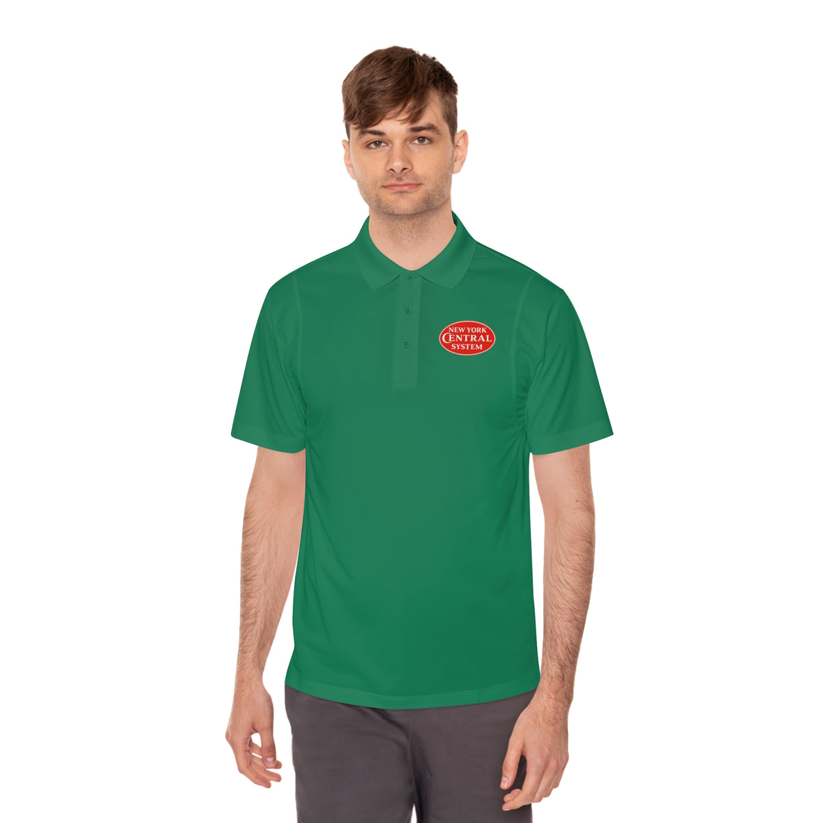 New York Central Railroad Men's Sport Polo Shirt