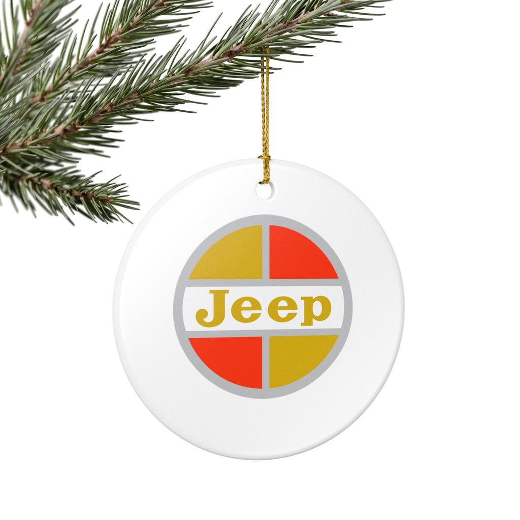 Kaiser Jeep Ceramic Ornament