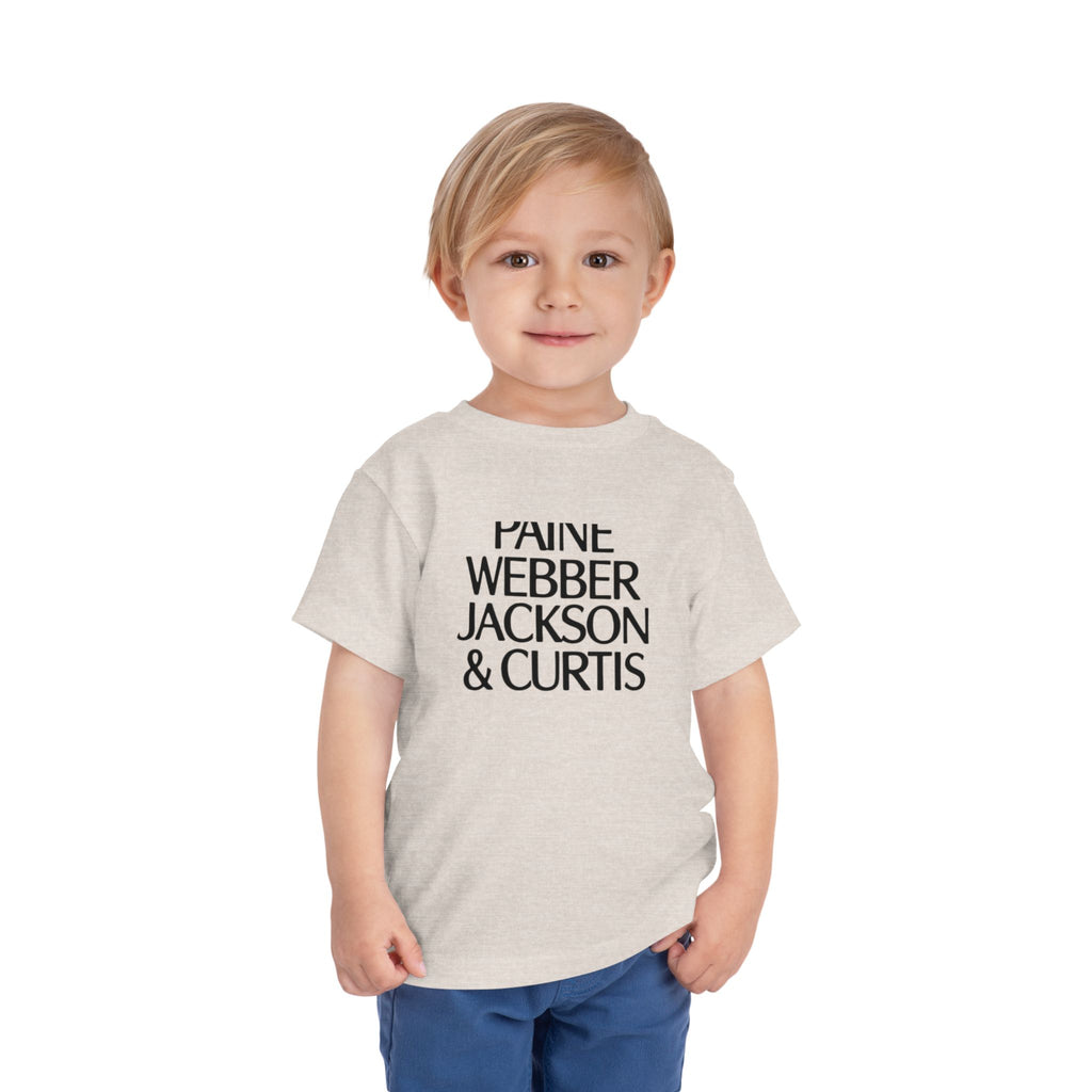 Paine Webber Jackson & Curtis Toddler Tee / T-Shirt