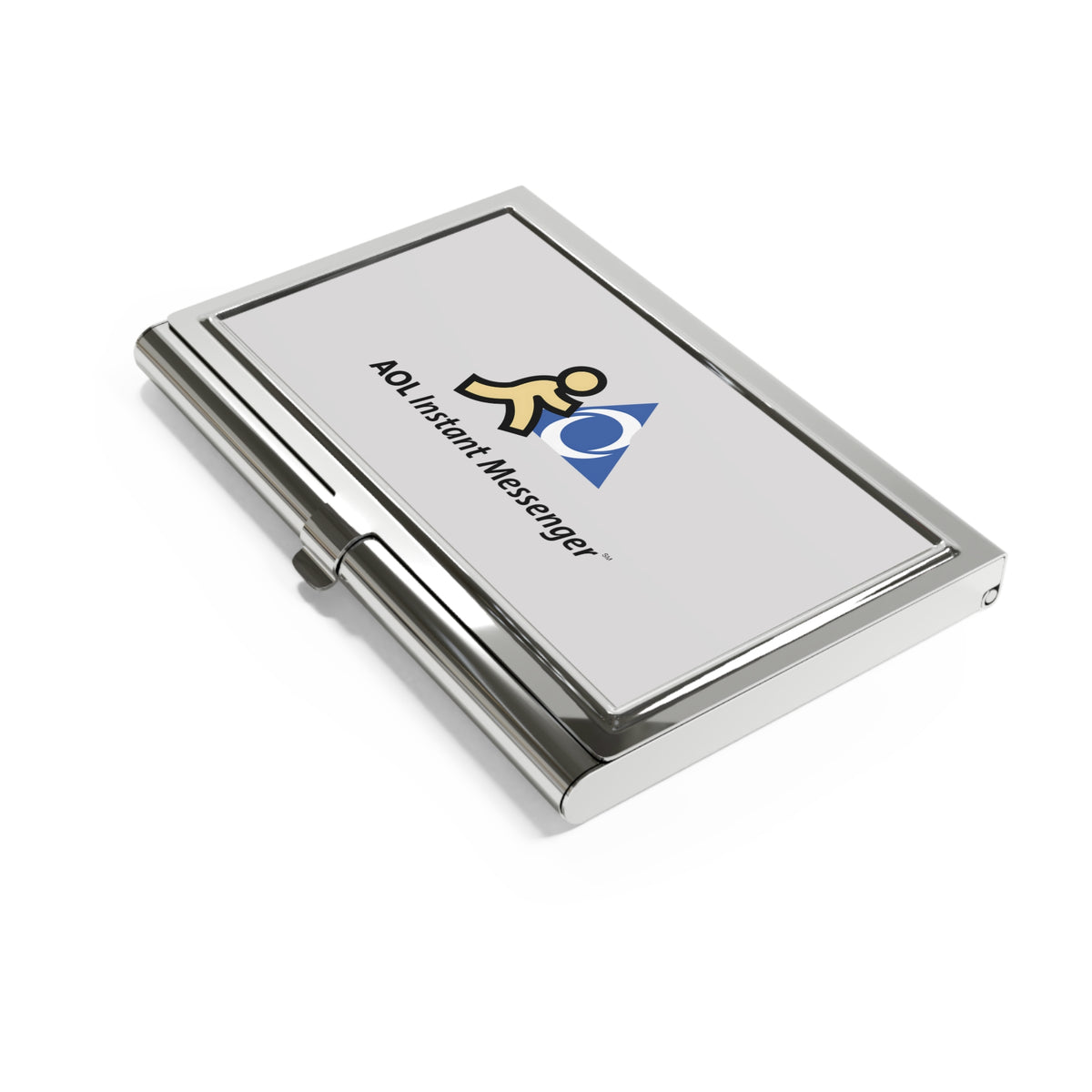 AOL Instant Messenger (AIM) Metal Business Card Holder