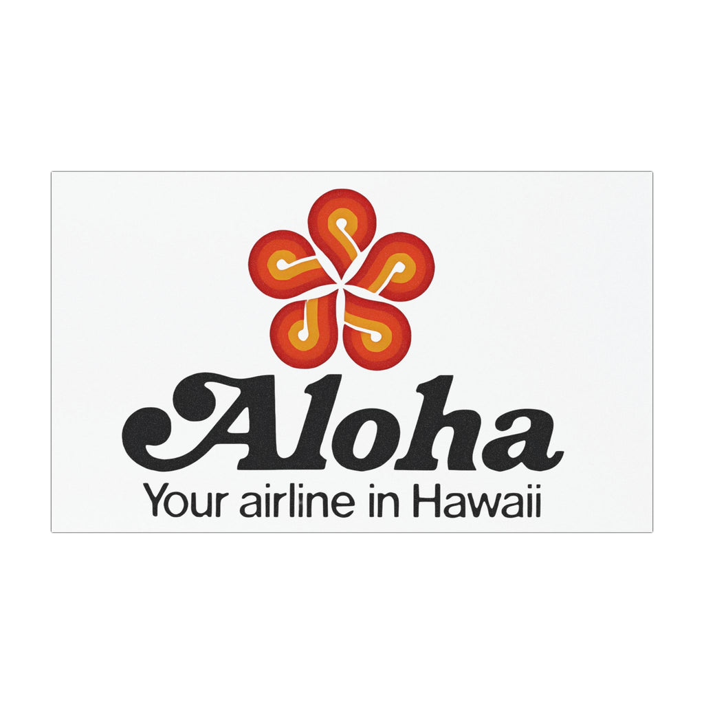 Aloha Airlines Car Magnet