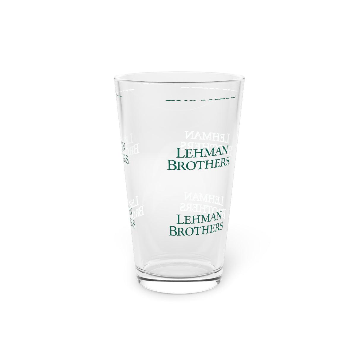 Lehman Brothers 16oz Pint Glass