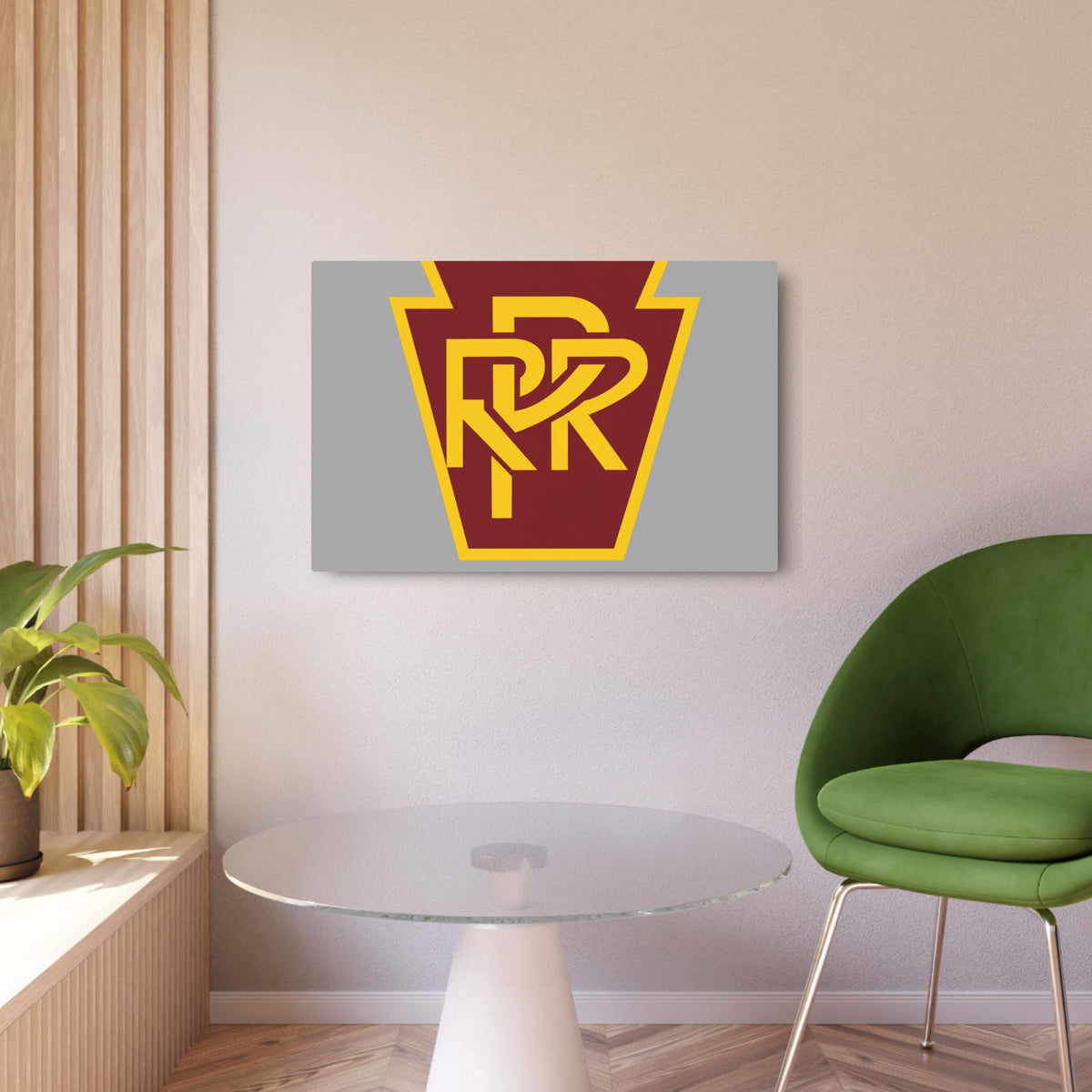 Pennsylvania Railroad Metal Sign