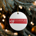 Afghan Jet International Airlines Ceramic Ornament