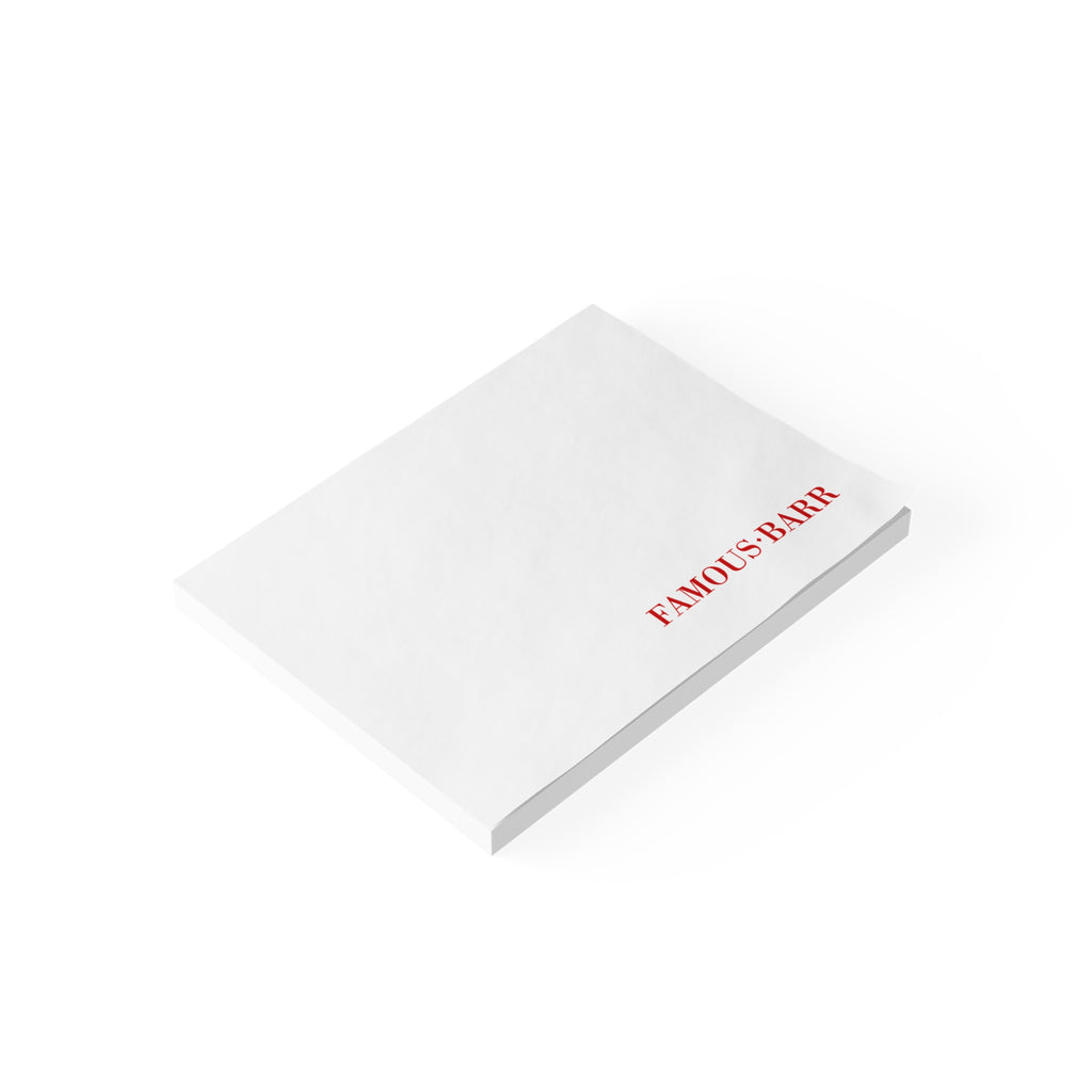 Famous-Barr Sticky Post-it Note Pad