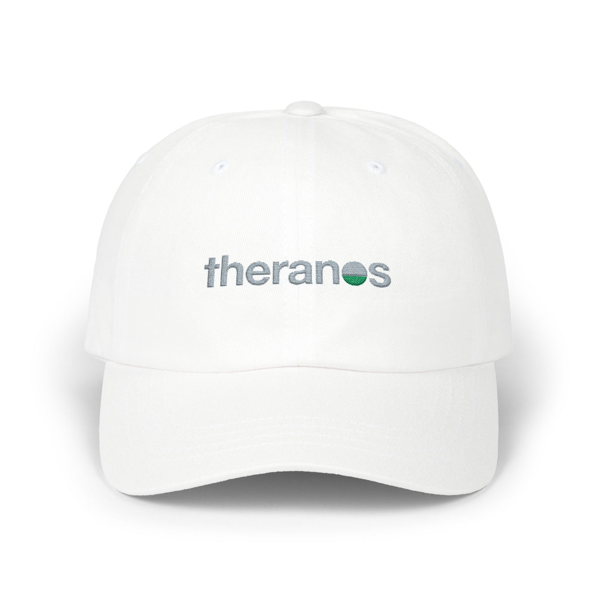 Theranos Embroidered Dad Cap Hat