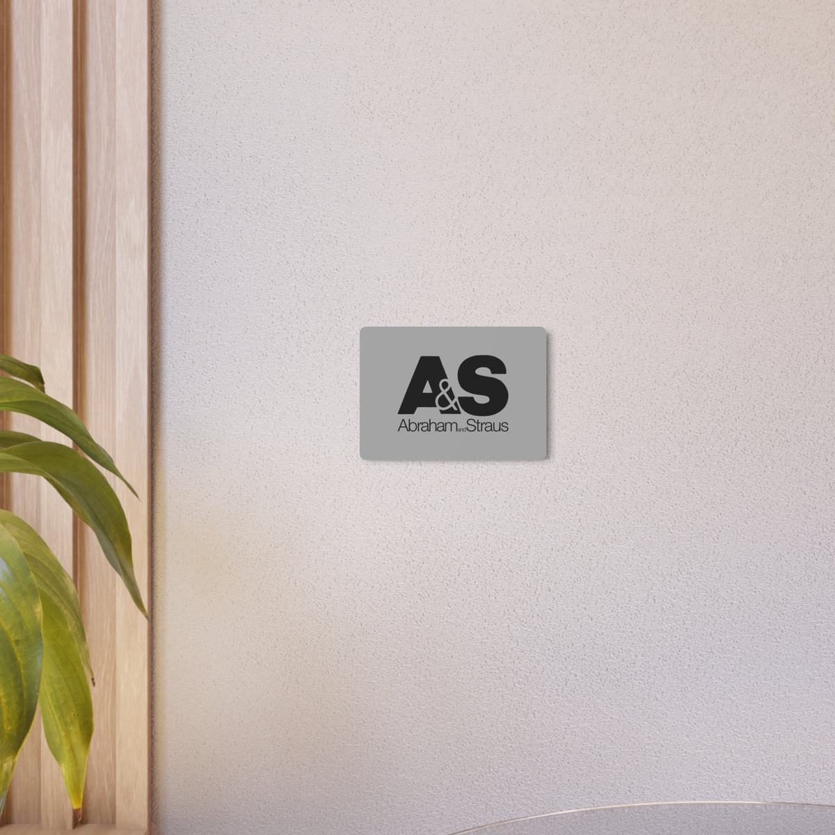 Abraham & Straus Metal Sign
