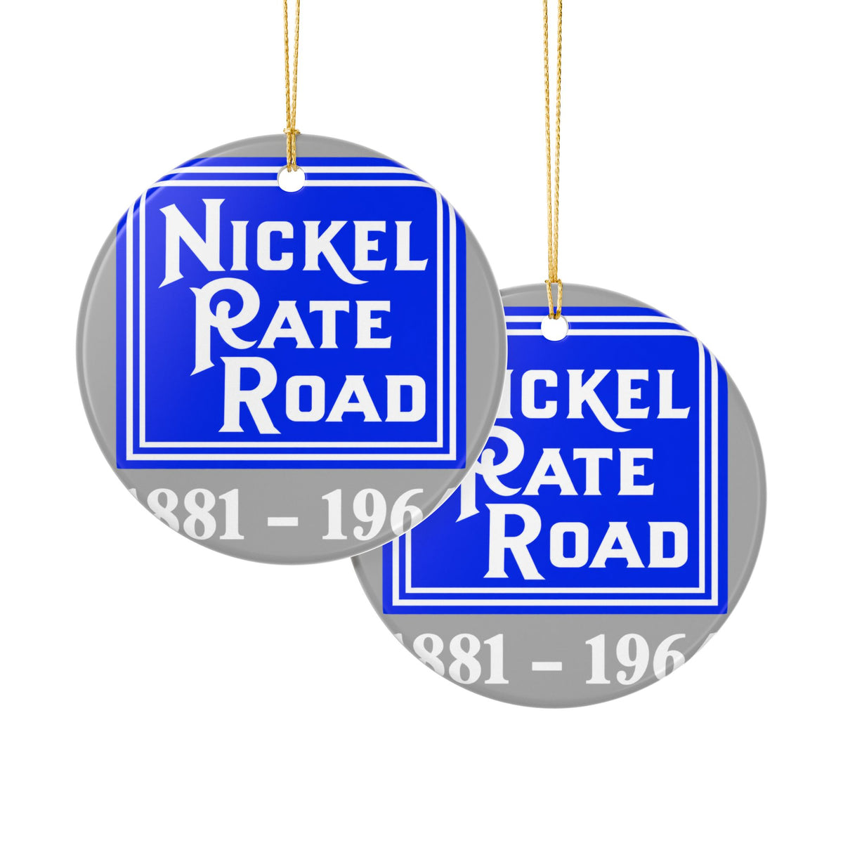 New York, Chicago and St. Louis Railroad Ceramic Ornament