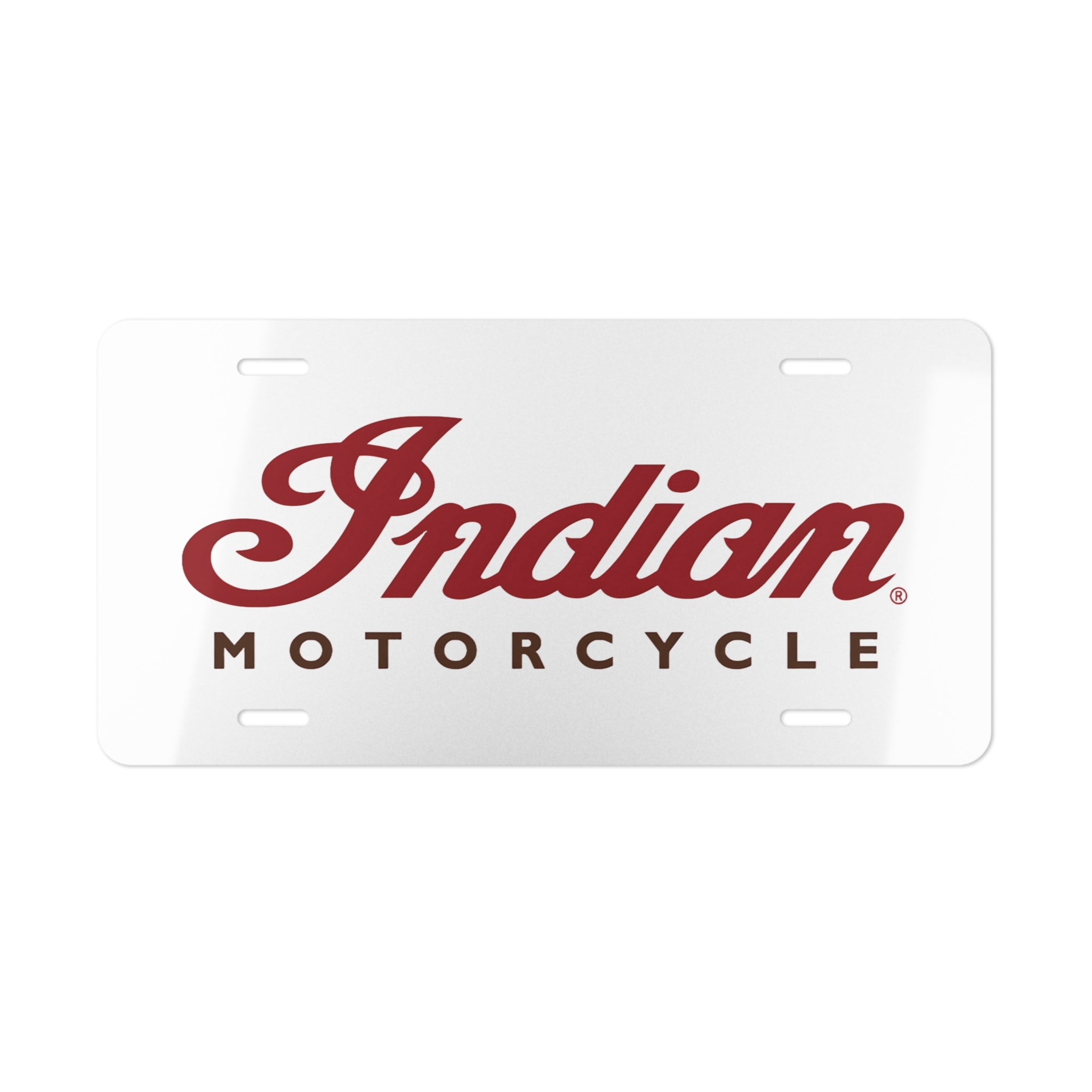 Indian Motorcycle Vanity License Plate