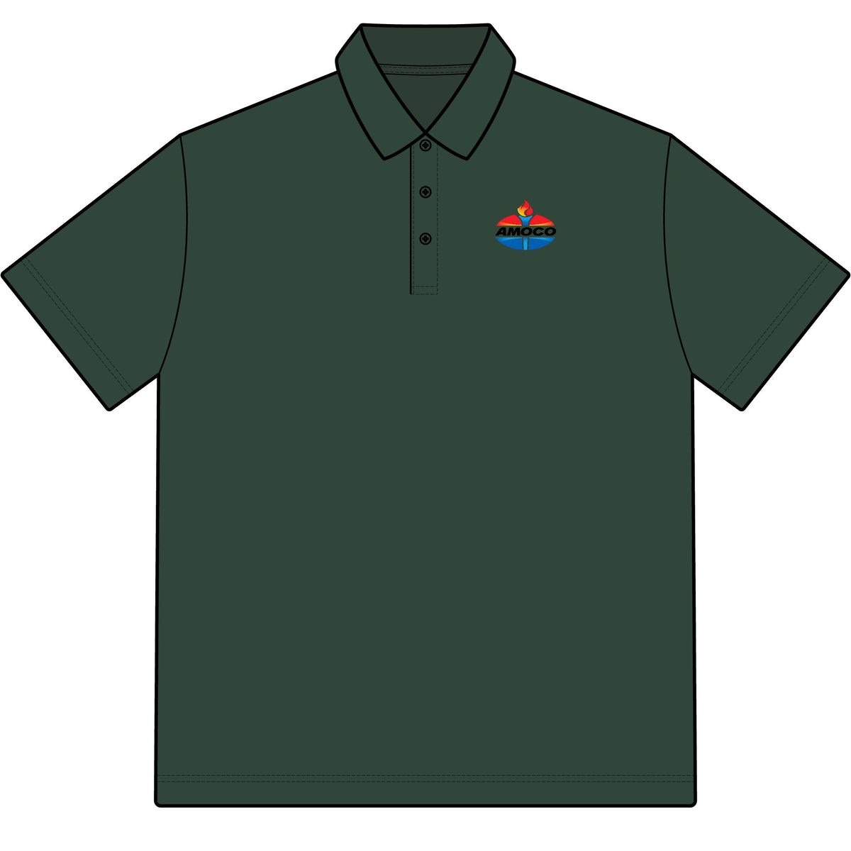 Amoco Cotton Polo Shirt